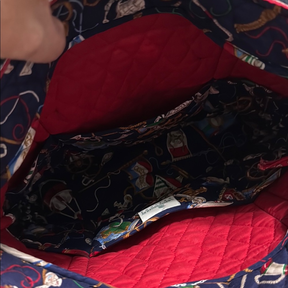Vera Bradley Blue Quilted Tote with Patriotic Flair - Picture 7 of 14